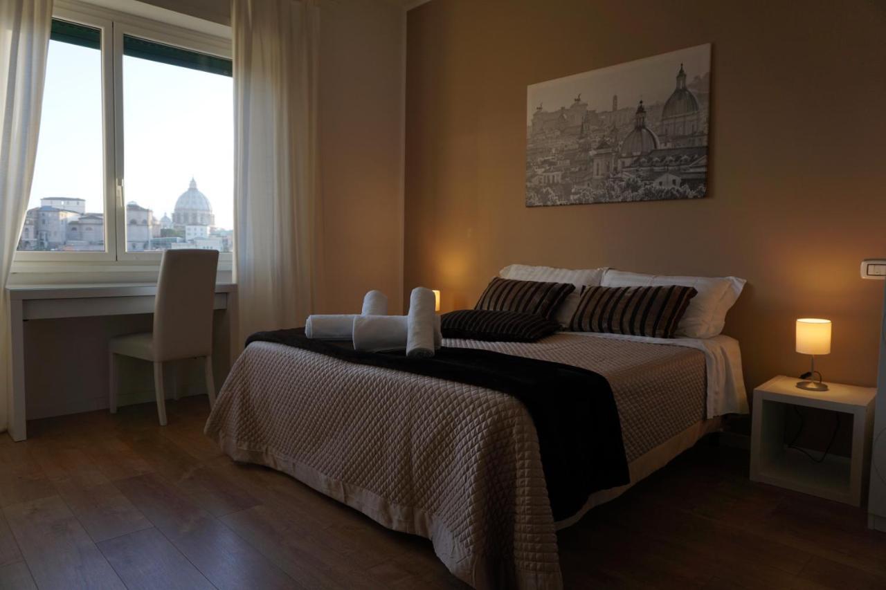 Panoramic View Of St. Peter Appartement Rome Buitenkant foto